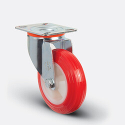 Emes - Emes Poliüretan Döner Tekerlek - 125 mm Çap