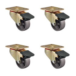 Kama - Kama 4'lü Döküm Frenli Tekerlek - 55 mm Çap
