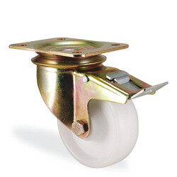 Kama - Kama Ağır Tip Polipropilen Frenli Tekerlek - 125 mm Çap