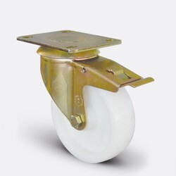 Emes - Emes Ağır Tip Polipropilen Frenli Tekerlek - 80 mm Çap_Kopya(1)