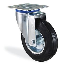 Emes - Emes Kauçuk Döner Tekerlek - 125 mm Çap