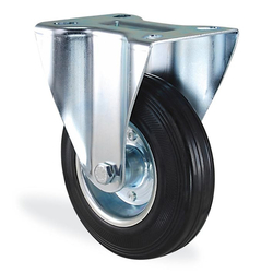 Emes - Emes Kauçuk Sabit Tekerlek - 125 mm Çap