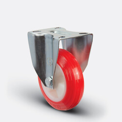 Emes - Emes Poliüretan Sabit Tekerlek - 80 mm Çap